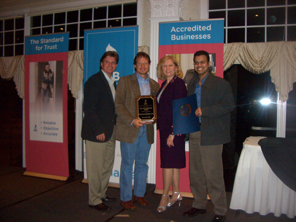 Basement Systems wins the BBB Web Marketing award in 2007