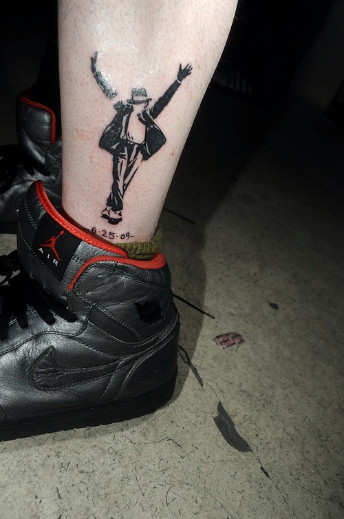 rip tattoo. Michael Jackson Tattoo