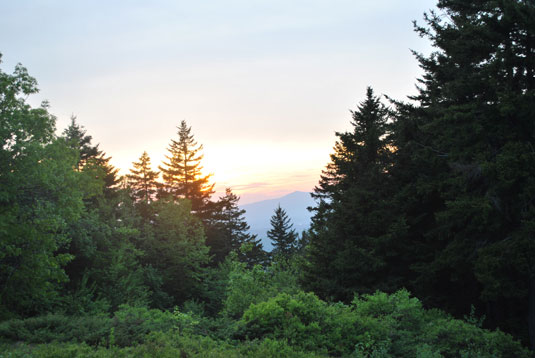 Mt. Monadnock at sun down