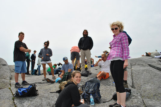 At the Summit of Mt. Monadnock