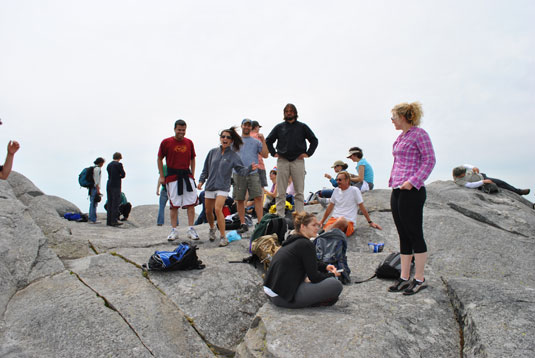 At the Summit of Mt. Monadnock