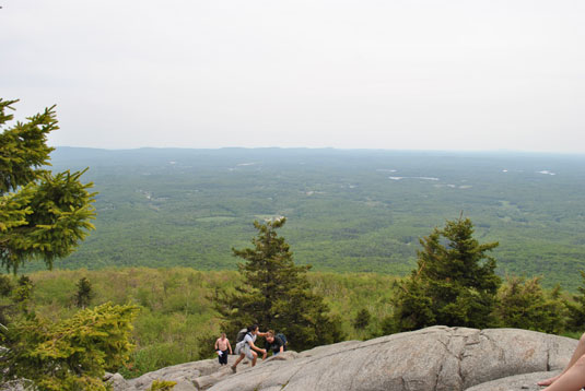 View from the White Dot Trail of Mt. Monadnock