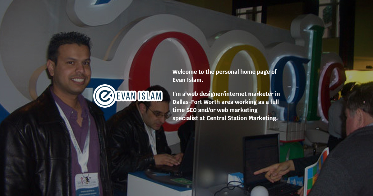 SEO and Internet Marketing Specialist in Dallas - Evan Islam