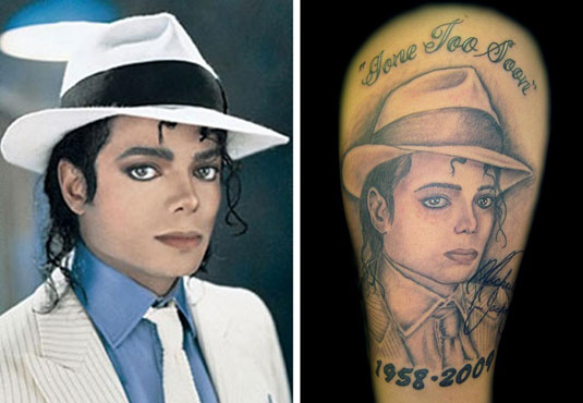 Michael Jackson Tattoo by Frank Diamond