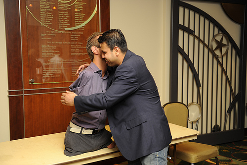 Evan Hugging Nick Vujicic