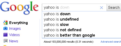 Google Yahoo