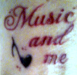 Michael Jackson Tattoo - Music and Me