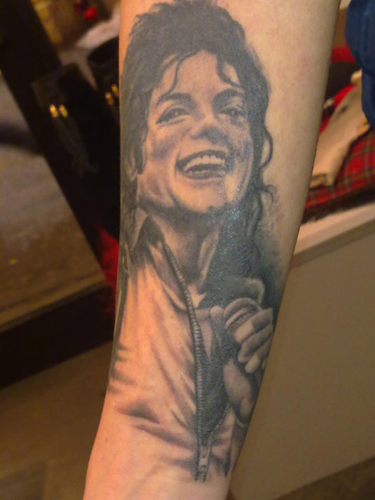 Michael Jackson Tattoo by Federica V.