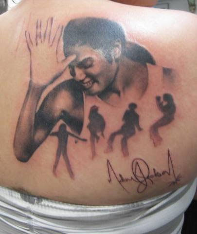 Michael Jackson Tattoo by Ally