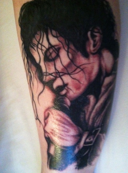 Michael Jackson Tattoo by Kenny Van Diest