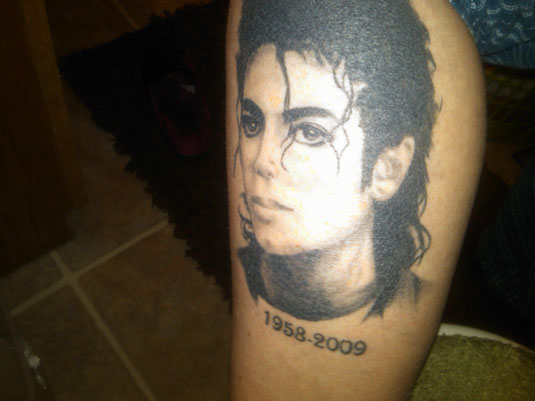 Michael Jackson Tattoo by Sherry Stuber