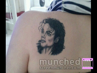 Michael Jackson Tattoo by Stephanie Charnley
