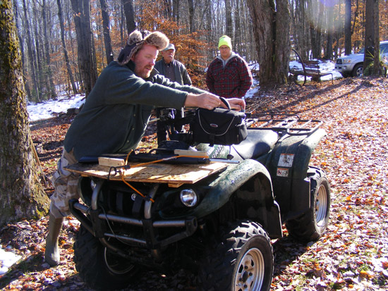 Ron getting ready to go hunt