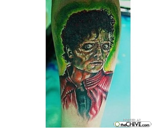 Michael Jackson Thriller Tattoo