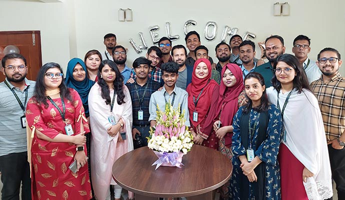 Group photo with Evan Bhai CSM Group